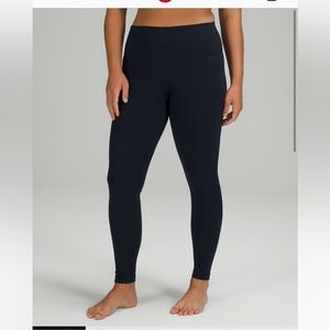Lululemon navy wunder under leggings